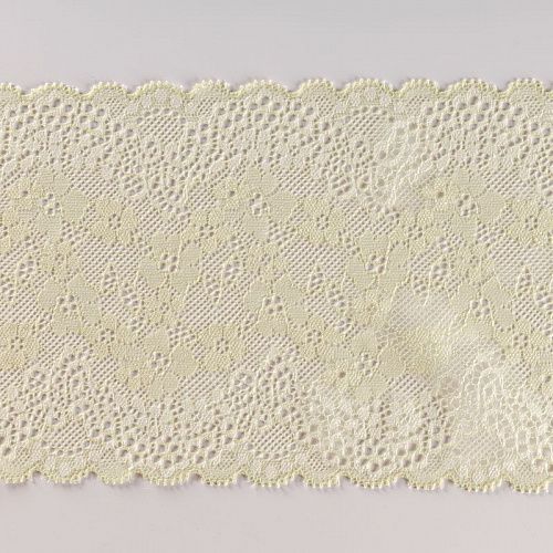 Кружево эластичное 140 мм Ф01-0178 кремовый