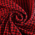 Твид 052-05411 черно-красный пье-де-пуль
