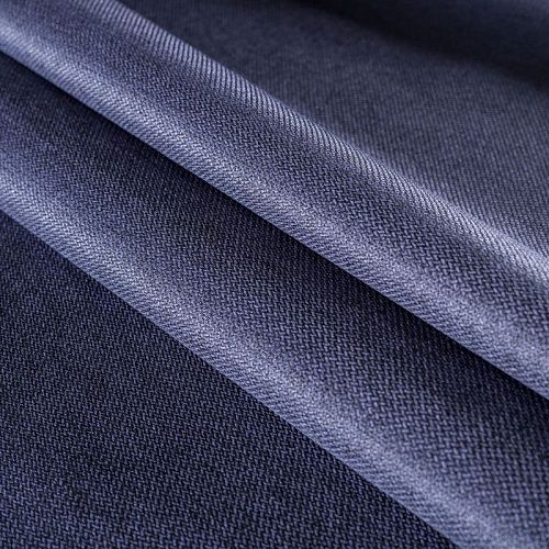 Ткань мебельная рогожка 22-02-00780 чернильно-серый однотонный