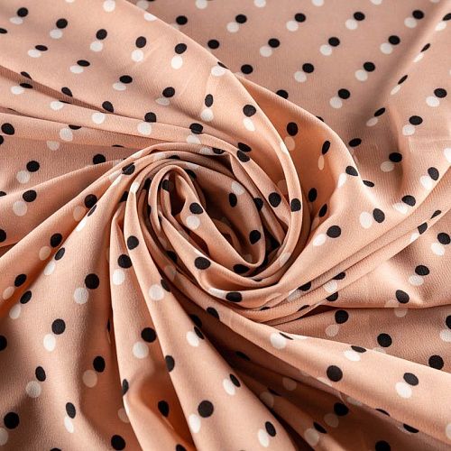 Вискоза "Лоренцо" К33-194 пудрово-розовый принтованный