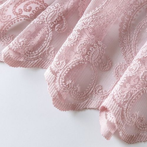 Тюль жаккардовый h-280 см 08-01-00255 розовый
