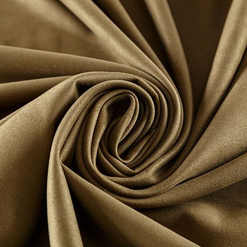 Замша искусственная 018-06138 оливковый однотонный