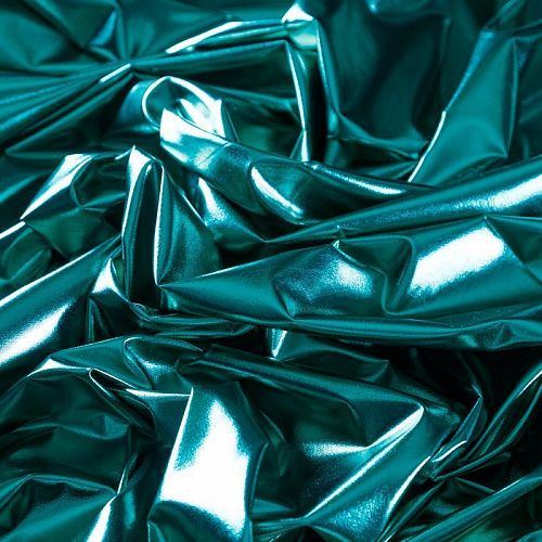 Трикотаж лазер 034-09257 бирюзовый