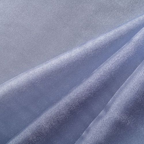 Органза К33-991 серо-голубой однотонный
