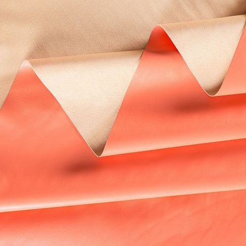 Экокожа К05-661 персиковый однотонный