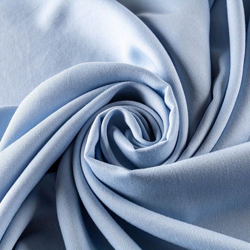 Твил-штапель К33-317 серо-голубой однотонный