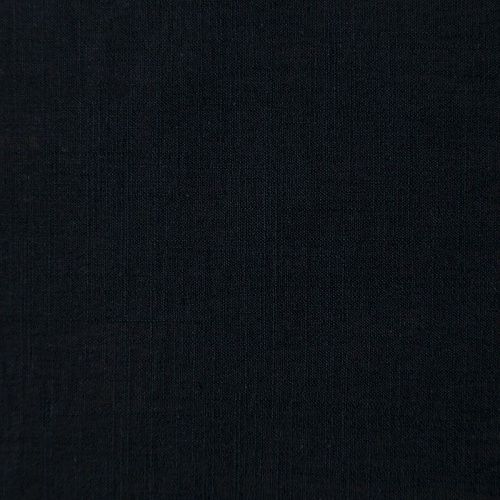 Лен натуральный 035-08574 черный однотонный
