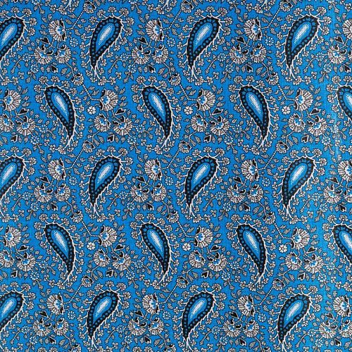 Бязь 007-00686 синий принтованный