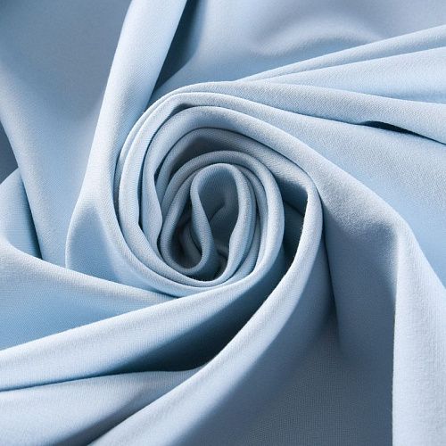 Джерси 014-03633 выбеленный голубой однотонный