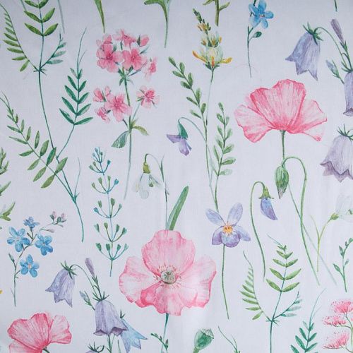 Тюль вуаль 03-01-13162 белый принтованный