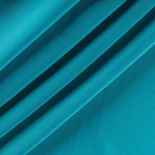 Шифон К33-596 зеленая бирюза однотонный