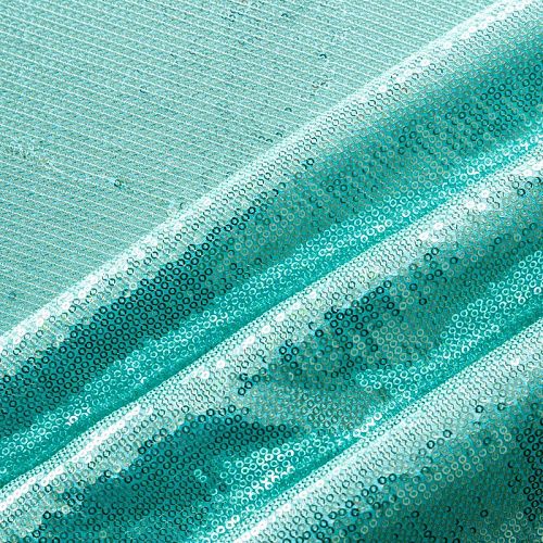 Пайетки на трикотаже 055-03023 тиффани однотонный