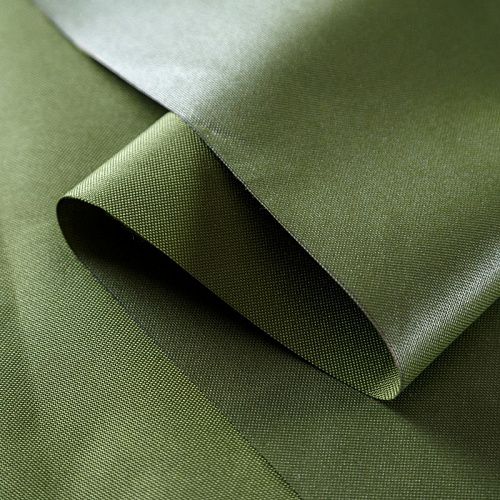Ткань плащевая оксфорд 042-09945 оливково-зеленый однотонный