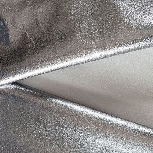 Экокожа К26-532 черненое серебро однотонный