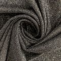 Трикотаж с напылением К33-971 темное серебро однотонный