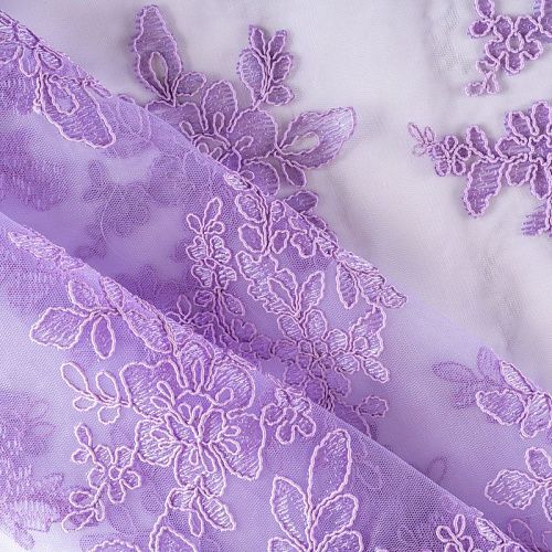 Гипюр К03-0072 фиалковый