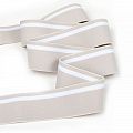Резинка TBY 35 мм тканая ET081309 светло-серый/белый