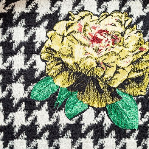 Жаккард 017-03031 черно-белый