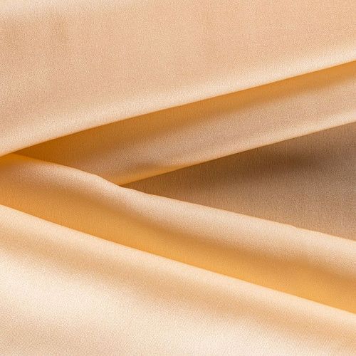 Шелк натуральный К15-1261 светло-абрикосовый однотонный