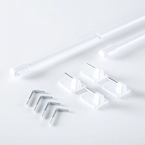 Мини-карниз "Кафе" 100-120 см 61.00.10.100 белый