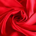 Креп 026-03127 ярко-красный однотонный
