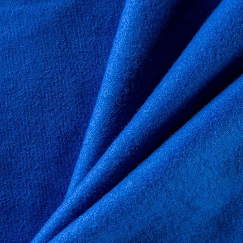 Футер с начесом К30-169 васильковый однотонный