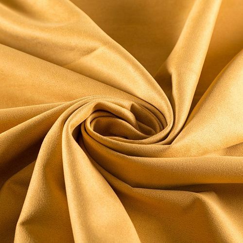 Замша-джерси 018-02325 шафрановый однотонный