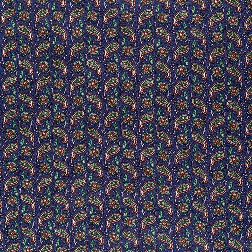 Хлопок К28-094 сине-фиолетовый принтованный