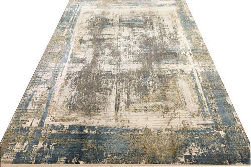 Ковер прямоугольный 300х400 см Woolknot Craft MT176 кремово-синий