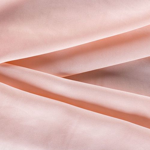 Шелк натуральный К15-1234 нежно-розовый однотонный