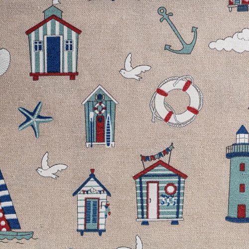 Ткань портьерная L-275 см 523-02-29 песочный принтованный